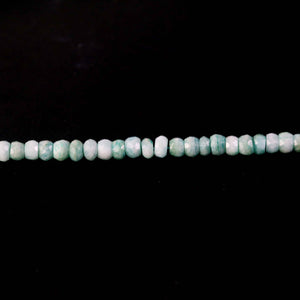 1 Strands Amazonite Faceted  Rondelles -  Roundel Beads 6mm-7mm 13 Inches BR348 - Tucson Beads
