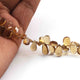 1 Strand Beer Quartz Faceted Briolettes - Pear Shape Briolette , Jewelry Making Supplies 9mmx6mm-7mmx4mm 10 Inches BR3956 - Tucson Beads