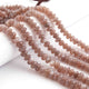 1 Long Strand Chocolate Moon Stone Faceted Rondelles - Roundles  Beads7mm-8mm 16 Inches BR1186 - Tucson Beads