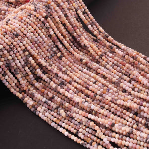 1 Strand Rhodochrosite Faceted Gemstones Round Balls Beads - 3mm- 13 Inches RB0194 - Tucson Beads
