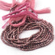 5 Strands Pink Pyrite Faceted Rondelles -Pyrite  Rondelles  Beads - 3mm 12 Inches RB157 - Tucson Beads