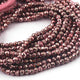 5 Strands Pink Pyrite Faceted Rondelles -Pyrite  Rondelles  Beads - 3mm 12 Inches RB157 - Tucson Beads