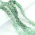 1  Strand Green Strawberry Faceted Briolettes -Heart Shape Briolettes 5mmx6mm- -8 Inches BR02721