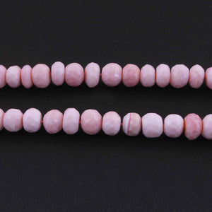 1 Strand Pink Opal Faceted Briolettes - Round Shape Briolette , Jewelry Making Supplies 8mm 13 Inches BR3942 - Tucson Beads