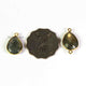 20  Pcs Labradorite  Faceted Assorted  Shape 24k Gold Plated Pendant & Connector - 22mmx13mm-26mmx12mm-PC472 - Tucson Beads