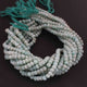 1 Strand Amazonite  Faceted Briolettes - Round Shape Briolette , Jewelry Making Supplies 5mm 12 Inches BR3982 - Tucson Beads