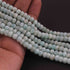1 Strand Amazonite  Faceted Briolettes - Round Shape Briolette , Jewelry Making Supplies 5mm 12 Inches BR3982