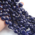 1  Strand Lapis Lazuli Faceted Briolettes - Heart Shape Briolettes - 8mm-10mm - 8 Inches BR02708