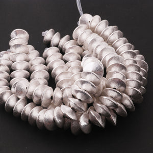 1 Strand Silver Plated Copper Japanese Cap Beads, Copper Beads, Jewelry Making Tools, 14mmx9mm, 8 Inches, gpc100 - Tucson Beads