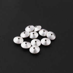 1 Strand Silver Plated Copper Japanese Cap Beads, Copper Beads, Jewelry Making Tools, 14mmx9mm, 8 Inches, gpc100 - Tucson Beads