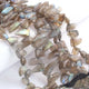 1  Strand Labradorite Faceted Briolettes  - Fancy Shape Briolettes -12mmx7mm-19mmx10mm - 10 Inches BR02698 - Tucson Beads
