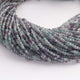 5 Strands Green Fluorite Faceted Rondelles- Finest Quality Rondelles Beads 2mm 13 inch strand RB210 - Tucson Beads