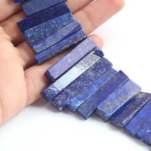 1   Strand  Sodalite Faceted Briolettes - Rectangle  Shape Briolettes -18mmx11mm-31mmx9mm - 7 Inches BR1187 - Tucson Beads