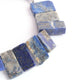 1   Strand  Sodalite Faceted Briolettes - Rectangle  Shape Briolettes -15mmx8mm-21mmx9mm-7 Inches BR967 - Tucson Beads