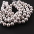 2 Strands Silver Plated Copper Ball Beads, Brush Copper Beads, Copper Ball, Jewelry Making  12mm 8.5 Inches, GPC077