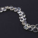 1 Strand Citrine Smooth Briolettes - Heart Shape Briolettes  6mmx6mm-13mmx12mm-9 inches BR3664 - Tucson Beads