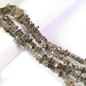 1 Strand AAA Clear  Herkimer Diamond Quartz Nuggets, - Center Drilled Beads -  3mmx5mm-4mmx11mm 8 Inches  BR4128 - Tucson Beads