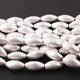 2 Strands Silver Plated Copper Marquise Shape Beads, Copper Beads, Jewelry Making Tools, 21mmx10mm, 8 Inches, GPC028 - Tucson Beads
