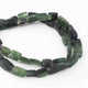 1 Strand Seraphinite Faceted  Briolettes -Chiclet Shape  Briolettes  7mmx6mm-8  Inches BR3702 - Tucson Beads