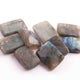 9 Pcs Amazing Labradorite Smooth Cabochon Spectrolite - Rectangle Shape Multi Fire Loose Gemstone -19mmx14mm-22mmx14mm LGS057 - Tucson Beads