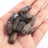 12 Pcs Amazing Labradorite Faceted Cabochon Spectrolite - Rectangle Shape Multi Fire Loose Gemstone -22mmx9mm-17mmx8mm-  LGS687