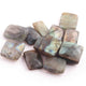 13 Pcs Amazing Labradorite Smooth Cabochon Spectrolite - Rectangle Shape Multi Fire Loose Gemstone -18mmx10mm-20mmx15mm LGS288 - Tucson Beads