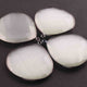 4 Pcs Chalacdony Oxidize Silver Plated Faceted Heart Shape Pendant Single Bail  -40mmx36mm- PC1059 - Tucson Beads