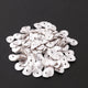2 Strands Wavy Disc Beads 925 Silver Plated On Copper -Potato Chips Beads  10mm 8 inch Strand GPC796 - Tucson Beads