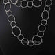1 Necklace Top Quality 3 Feet Each Silver Plated Round Shape Copper Link Chain - Each 8 inch GPC926 - Tucson Beads