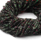 5 Strands Ruby Zoisite Gemstone Balls, Semiprecious beads 12.5 Inches Long- Faceted Gemstone -3mm Jewelry RB0061 - Tucson Beads