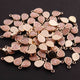 10 Pcs Mystic  Orange Druzy Pear Drop Pendant, 24k Gold Plated, Titanium Pendant, Bezel Pendant 10mmX7mm PC1069 - Tucson Beads
