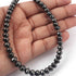 208.5 Ct 1 Long Strand Black Diamond 1mm Large Big Hole Rondelles Genuine Diamond Beads 17 Inch Long BDU003
