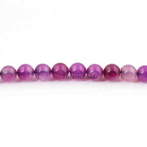 1 Strand Amethyst Smooth Round Ball - Round Ball Beads 9mm 8 Inches BR3259 - Tucson Beads
