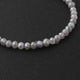 37.5 Ct 1 Long Strand Gray Diamond 1mm Large Big Hole Rondelles Genuine Diamond Beads 8 Inch Long BDU014 - Tucson Beads