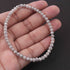 30 Ct 1 Long Strand Gray Diamond 1mm Large Big Hole Rondelles Genuine Diamond Beads 8 Inch Long BDU018