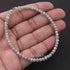 28 Ct 1 Long Strand Gray Diamond 1mm Large Big HoleRondelles Genuine Diamond Beads 8 Inch Long BDU015