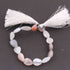 1 Strand Peach Moonstone Faceted Briolettes  -Assorted  Shape  Briolettes 10mmx9mm-14mmx9mm 7  Inches BR3210