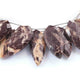 1  Strand Chocolate Jasper Faceted  Briolettes  - Fancy  Briolettes  -29mmx15mm 8.5 Inches BR01439 - Tucson Beads