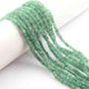 1 Strand Natural Emerald Faceted Rondelles Beads - Round Beads  3mm - 7 Inch BR0892 - Tucson Beads