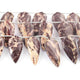 1  Strand Chocolate Jasper Faceted  Briolettes  - Fancy  Briolettes  -29mmx15mm 8.5 Inches BR01439 - Tucson Beads