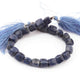 1 Long Strand Lapis Lazuli Faceted Cube Briolettes - Box shape Beads 7mm-9mm 7.5 Inches BR3215 - Tucson Beads