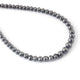298 Ct 1 Long Strand Black Diamond 1mm Large Big Hole Rondelles Genuine Diamond Beads 16 Inch Long BDU004 - Tucson Beads