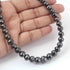 298 Ct 1 Long Strand Black Diamond 1mm Large Big Hole Rondelles Genuine Diamond Beads 16 Inch Long BDU004