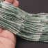 AAA  Shaded  Green  Balls,  Micro Faceted- 3mm  Beads- RB0077