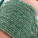 1 Strand Natural Emerald Faceted Rondelles Beads - Round Beads  3mm - 7 Inch BR0893 - Tucson Beads