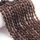 1 strand Natural Smoky Quartz Faceted Tear Drop gemstone Beads, Briolettes 6mmx4mm-10mmx8mm 8 inches BR024 - Tucson Beads
