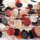 1 Strand Mix Stone Faceted Briolettes - Multi Stone Fancy Shape Briolettes - 13mmx11mm-15mmx11mm - 8 Inches BR01423 - Tucson Beads