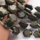 1  Strand Green Jasper  Faceted Briolettes  - Fancy  Briolettes  -13mm-20mm-  9.5 Inches BR01417 - Tucson Beads