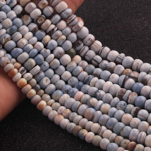 1  Strand  Boulder Opal  Smooth Roundelles  - Gemstone Rondelles  Beads - 8mm-9mm-13 Inches - BR02539 - Tucson Beads