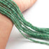 1 Strand Natural Emerald Smooth Rondelles Beads - Round Beads  2mm-5mm - 22 Inch BR0891